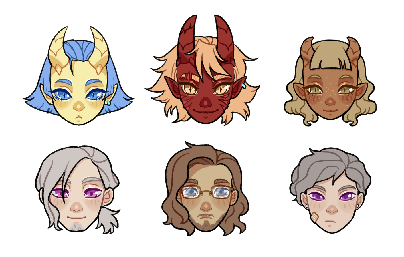 Heads example – Pack #1