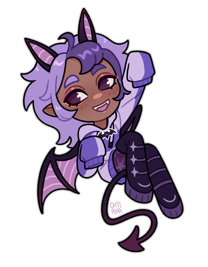 Chibi example – Lined & coloured Chibi example – Lined & coloured
